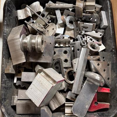 Sale Photo Thumbnail #495: Various steel milling components & other metal as shown 