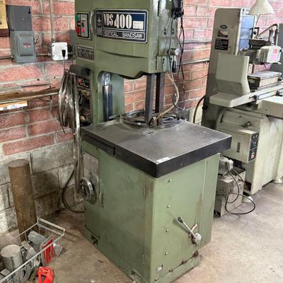 Vintage Jet VBS 400 Vertical BandSaw w/all bands shown