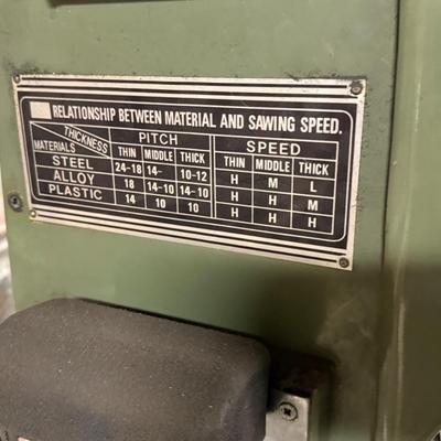Vintage Jet VBS 400 Vertical BandSaw w/all bands shown