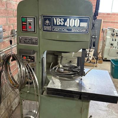 Vintage Jet VBS 400 Vertical BandSaw w/all bands shown