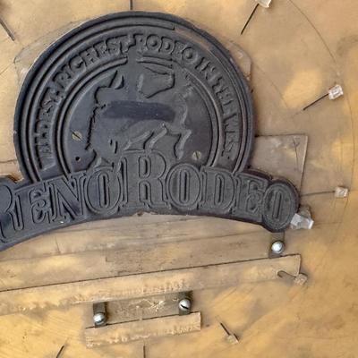 Reno themed Metal/Copper/Plastic Stamping Plates in 3 boxes + leather