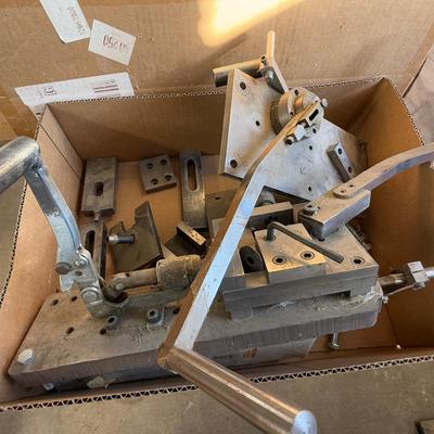 2 Steel clamps – 1 looks like for bending / other?
