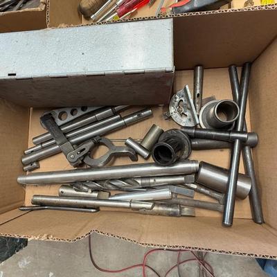 Box of misc. Machine Parts & Bits