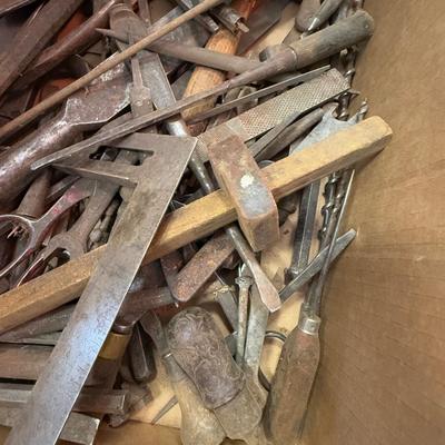 Sale Photo Thumbnail #658: old chisels/punches/etc – see all photos of these old tools