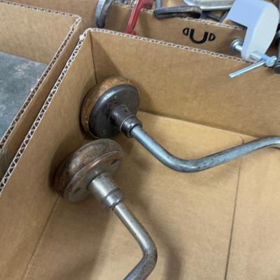 3 vintage hand drills