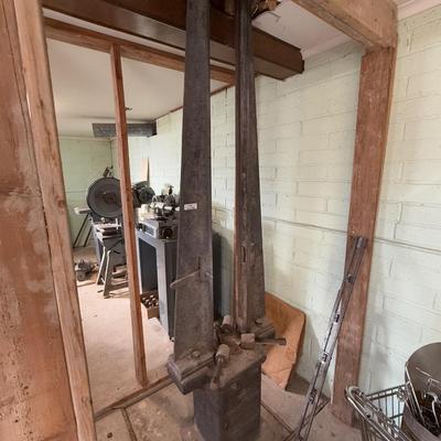Standard Machine No. 1 vertical Drop Forging Hammer - Vtg. Tool History & hope not scrap steel