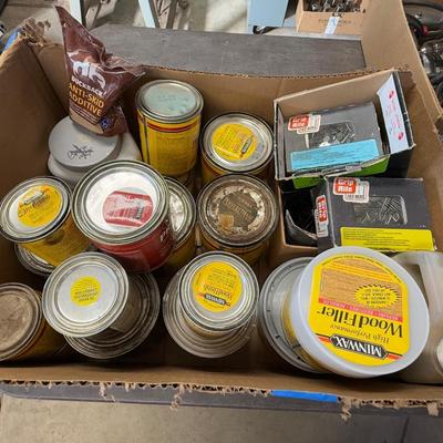 Box Wood Stains/Nails/screws/Wood Filler