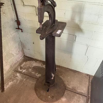 Vintage Foot Operated metal Punch Press
