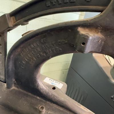 Vintage Foot Operated metal Punch Press