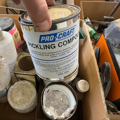 2 Boxes of Smelting Items – Stove/chemicals and other pieces