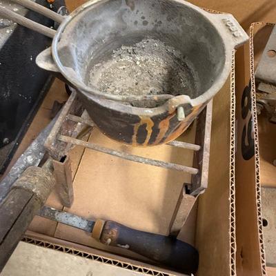 2 Boxes of Smelting Items – Stove/chemicals and other pieces