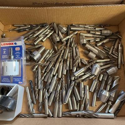 Box of Various metal drill bits
