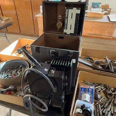 Vintage Kodascope Model G 8mm Movie Projector with carry box