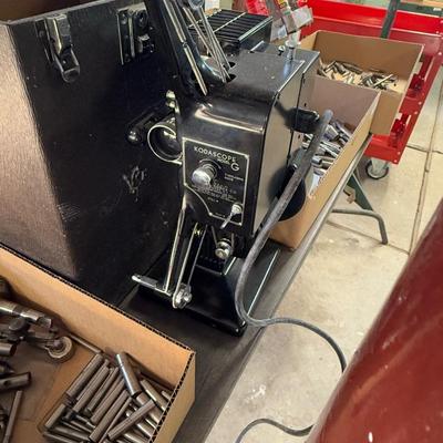 Vintage Kodascope Model G 8mm Movie Projector with carry box