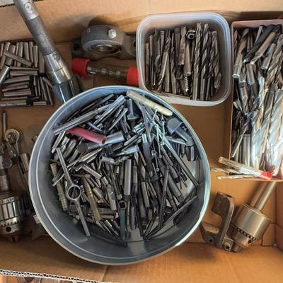 Box of Misc. Milling Bits