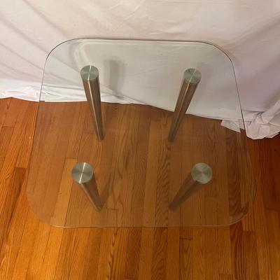 Three Beveled Glass Top Tables (PB-MG)