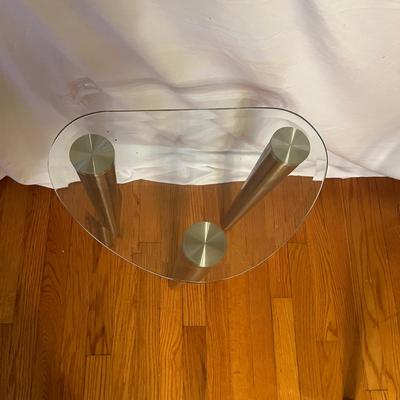 Three Beveled Glass Top Tables (PB-MG)