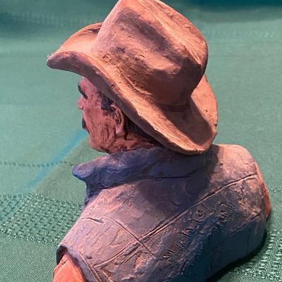 MICHAEL GARMIN COWBOY FIGURINE