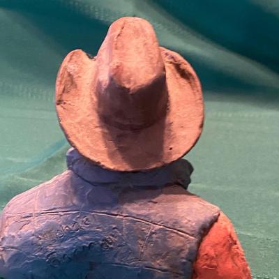 MICHAEL GARMIN COWBOY FIGURINE