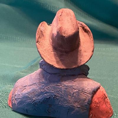 MICHAEL GARMIN COWBOY FIGURINE