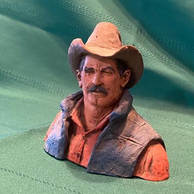 MICHAEL GARMIN COWBOY FIGURINE