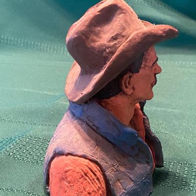 MICHAEL GARMIN COWBOY FIGURINE