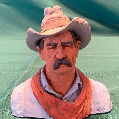 MICHAEL GARMIN COWBOY FIGURINE