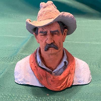 MICHAEL GARMIN COWBOY FIGURINE