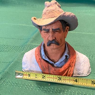 MICHAEL GARMIN COWBOY FIGURINE