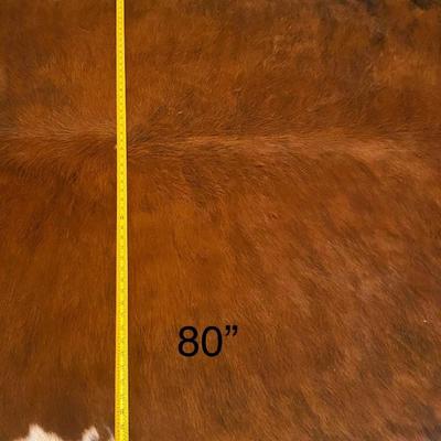 LARGE COWHIDE RUG WITH PADDING