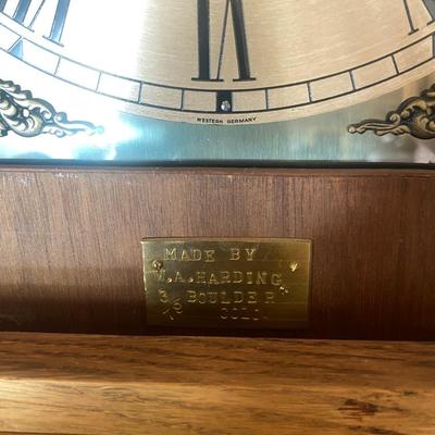WORKING TRIPLE CHIME TEMPUS FUGIT GRANDFATHER CLOCK HAND CRAFTED IN BOULDER, CO.