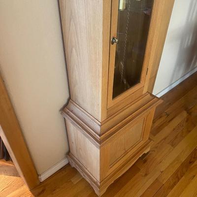 WORKING TRIPLE CHIME TEMPUS FUGIT GRANDFATHER CLOCK HAND CRAFTED IN BOULDER, CO.
