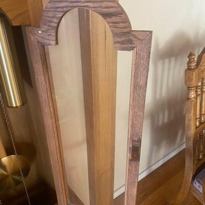 WORKING TRIPLE CHIME TEMPUS FUGIT GRANDFATHER CLOCK HAND CRAFTED IN BOULDER, CO.