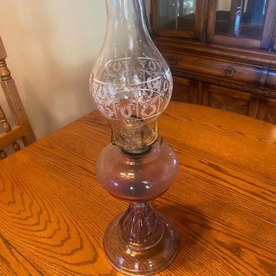 20” TALL OIL LAMP