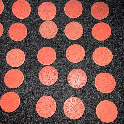 40 World War Two Ration Tokens