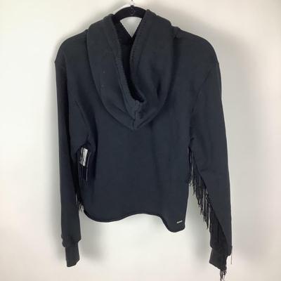 327 AMIRI Black Fringe Hoodie Size LG