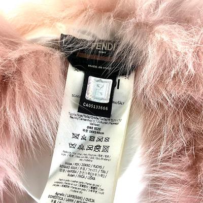 332 FENDI Fox and Lamb Fur Scarf