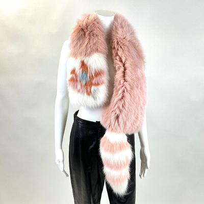 332 FENDI Fox and Lamb Fur Scarf