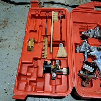Makita Air Compressor & Campbell Hausfeld Spray Gun Kit (B1-SD)