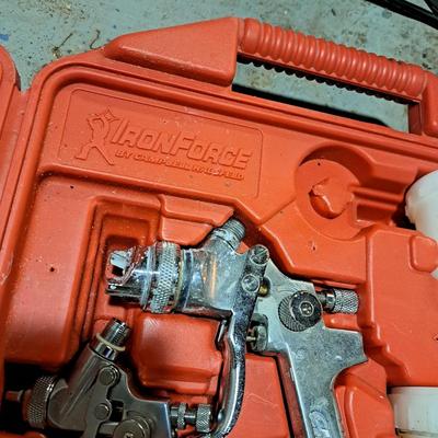 Makita Air Compressor & Campbell Hausfeld Spray Gun Kit (B1-SD)