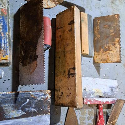 Large Bucket of Drywall & Grout Tools (B1-SD)