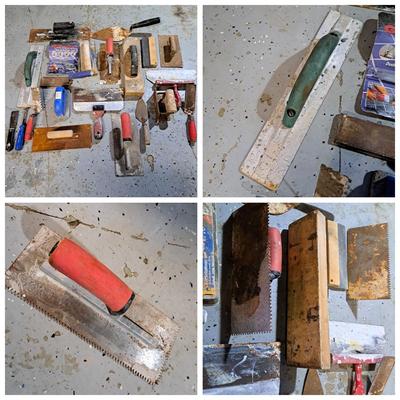 Large Bucket of Drywall & Grout Tools (B1-SD)