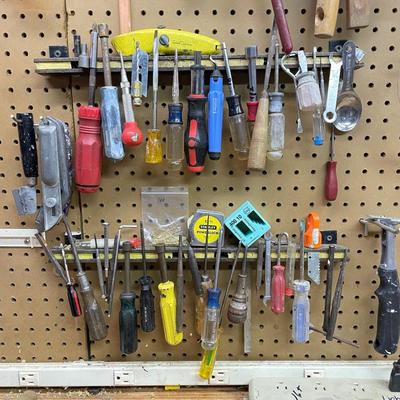 A Wall of Tools & Magnet Strips (B3-SS)