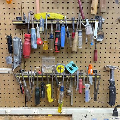 A Wall of Tools & Magnet Strips (B3-SS)