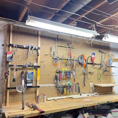 A Wall of Tools & Magnet Strips (B3-SS)