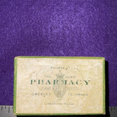Vintage Pill Box 1944