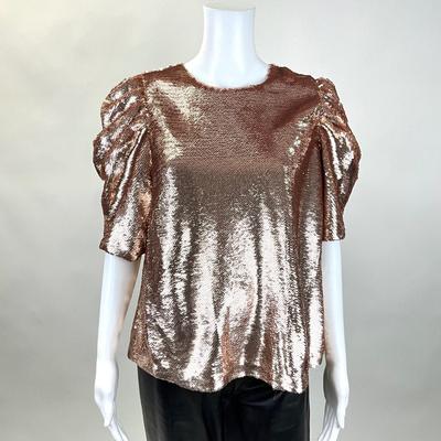 349 ULLA JOHNSON Sequin Top