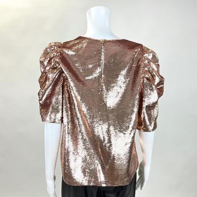 349 ULLA JOHNSON Sequin Top
