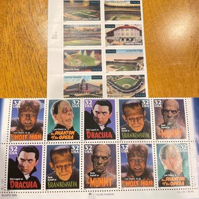 Ronald Reagan, Ghouls and ball park stamps