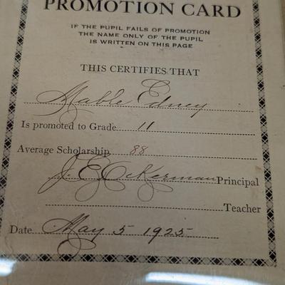 1930's 1940's Vintage Paper Memorabilia Asheville Henderson County Schools